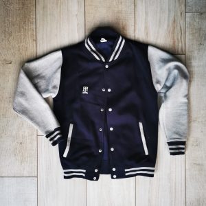 Veste coton à bouton Bi color